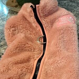 Nwt Pink Fleece Dog Jacket